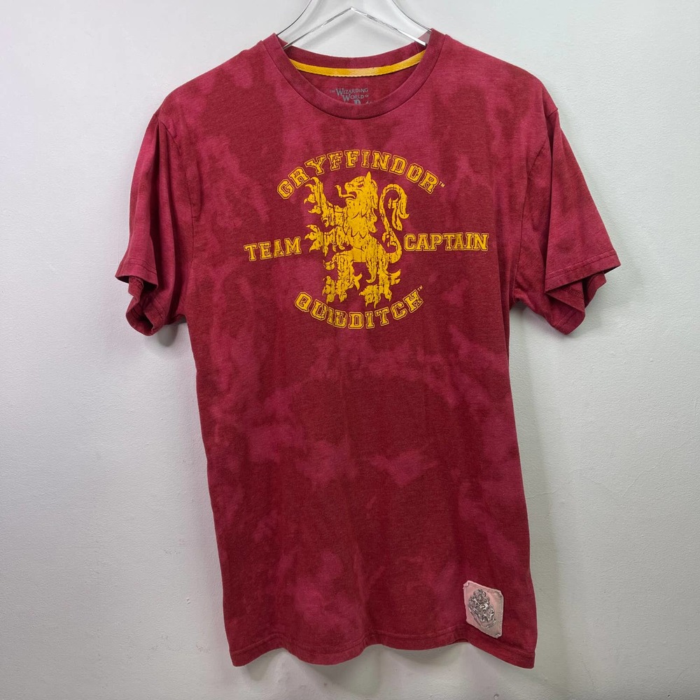 Wizarding World Harry Potter Gryffindor Quidditch Acid Tie Dye T-shirt — Medium